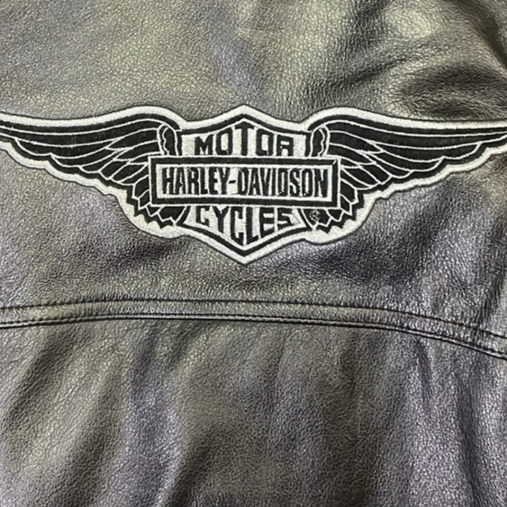Harley-Davidso Riding Leather Jacket - Picture 6 of 11